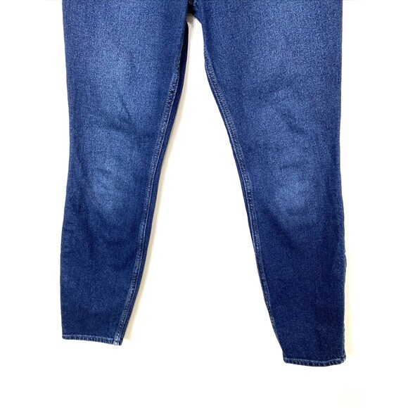 Abercrombie and Fitch The Skinny High Rise Jeans Womens Size 27 Dark Wash 4R - Picture 4 of 13